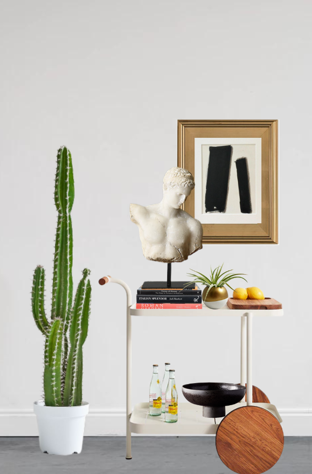 Style your bar cart with essentials