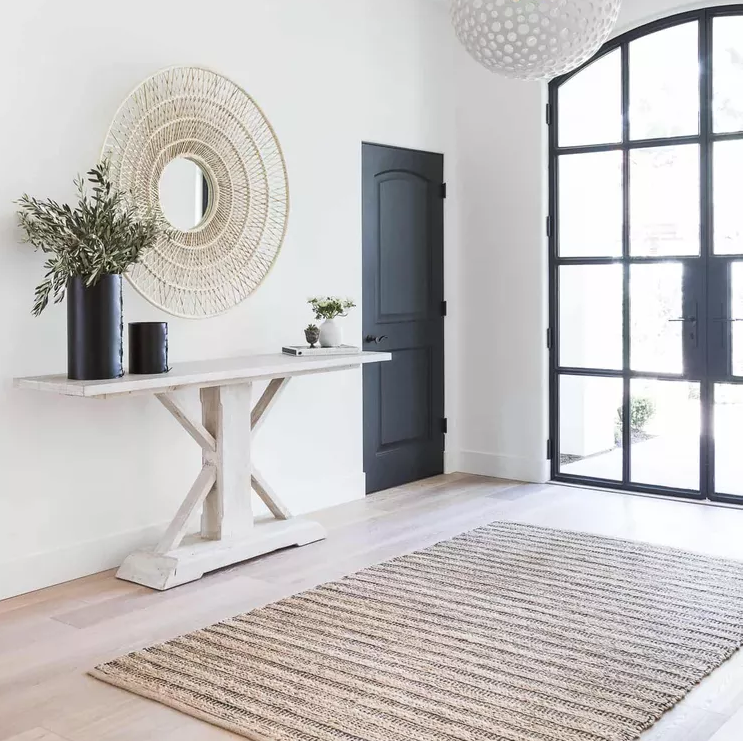 choosing the right area rug for your entryway