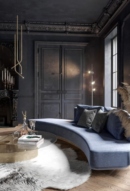 gothic-living-room-decor-style