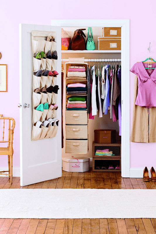 Pro-Tips-to-Maximize-Your-Closet-Space-with-hanging-shoe-organizer